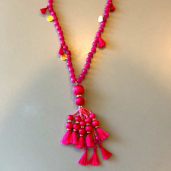 Kate Spade Beaded Coin and Tassel Necklace - Picture 3 of 14